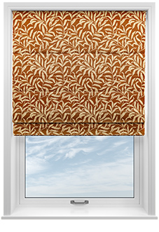 Trailing Vines, Firestalk - Twist&Fit Roman Blind